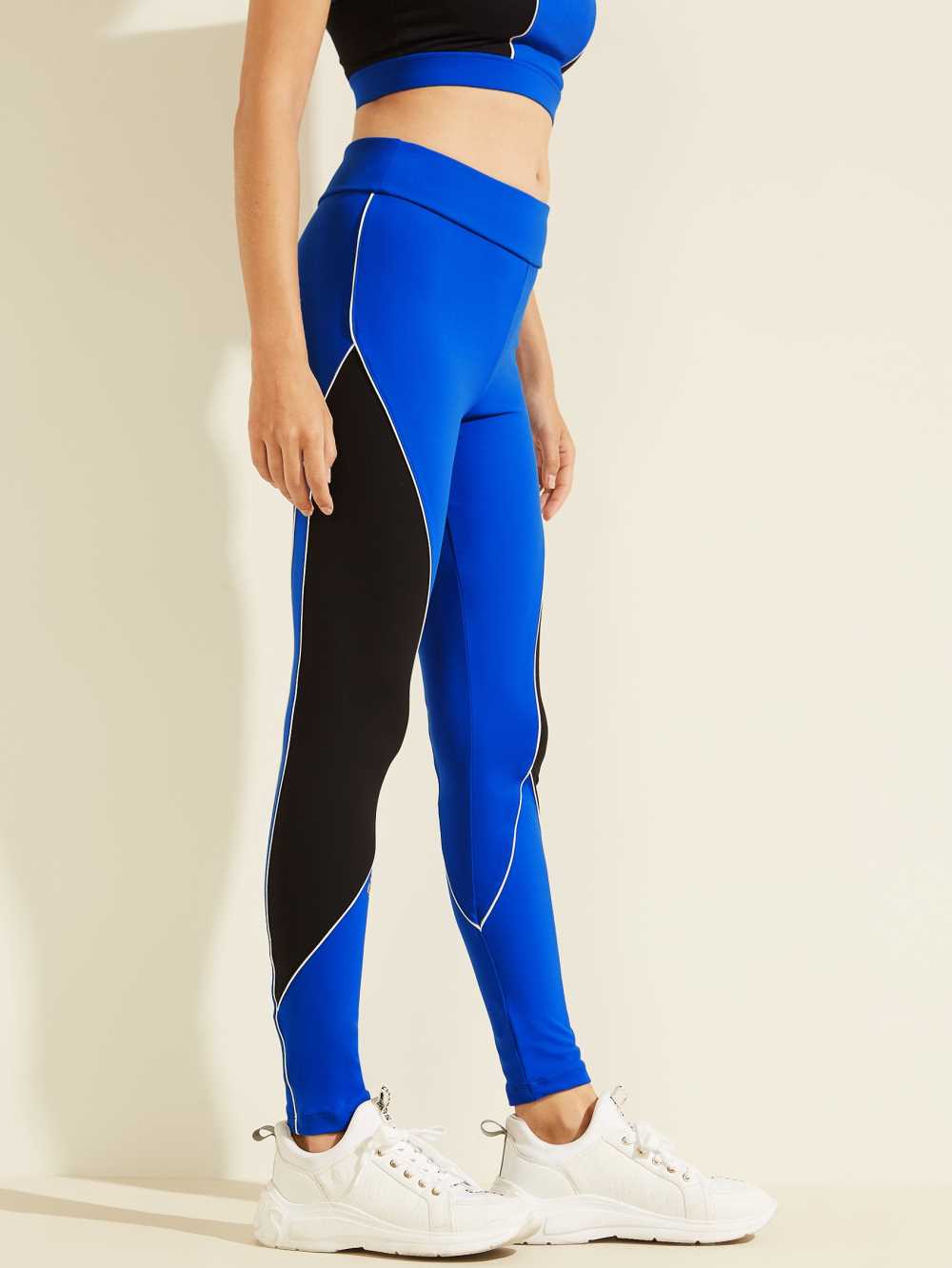 Blue Black Women's Guess Doreen Leggings Australia Sale | 513DXRNSE