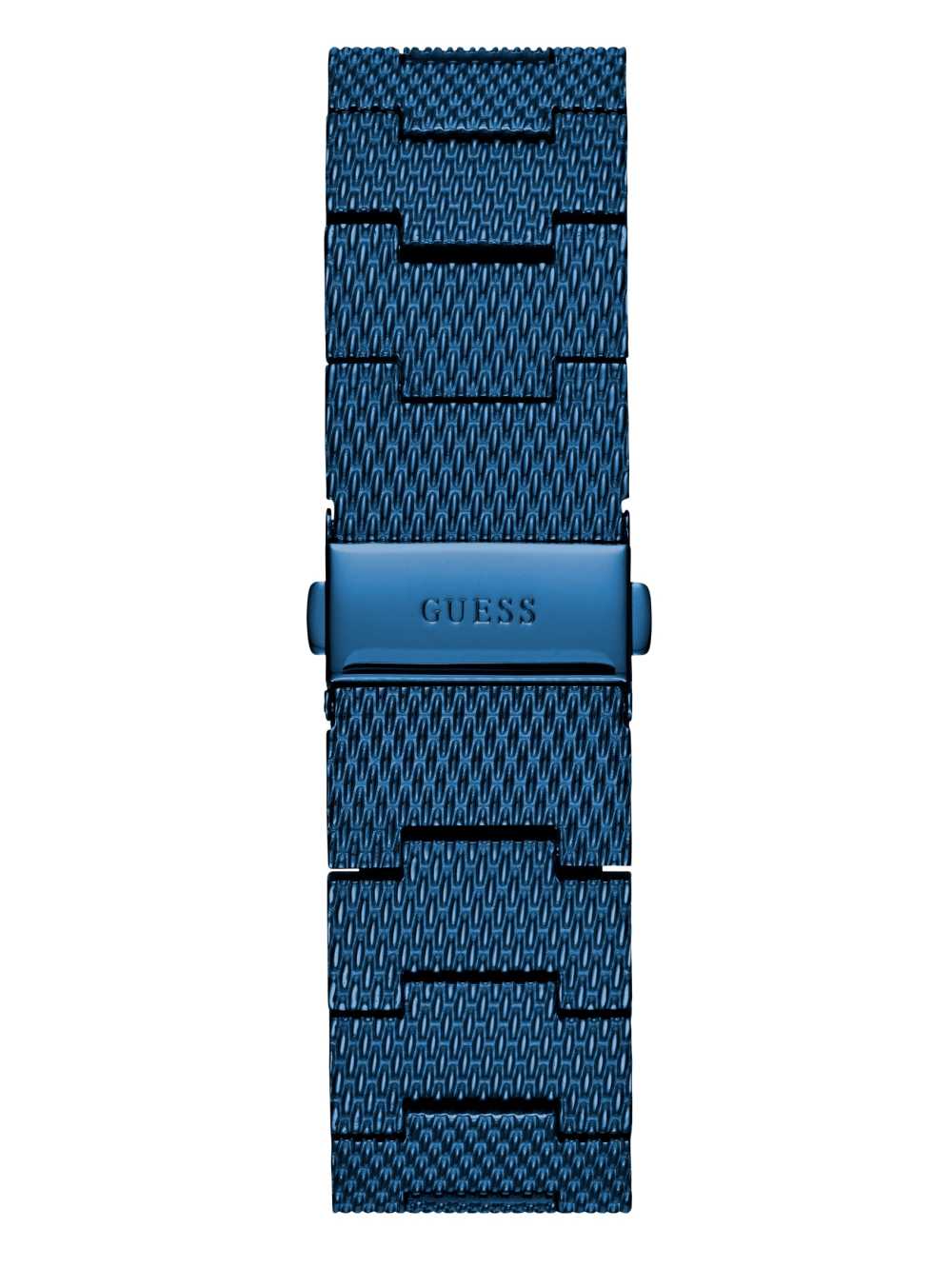 Blue Men's Guess Blue Diamond Rectangular Watches Australia Sale | 834SBAODZ