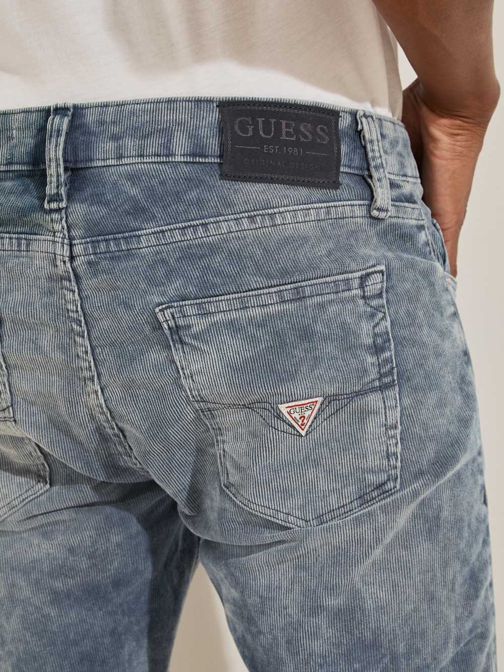 Blue Men's Guess Chris Super Skinny Jeans Australia Sale | 687LMPWKA