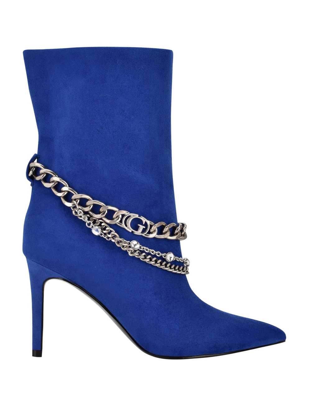 Blue Women's Guess Dasilda Chain Booties Australia Sale | 423XDPGKF