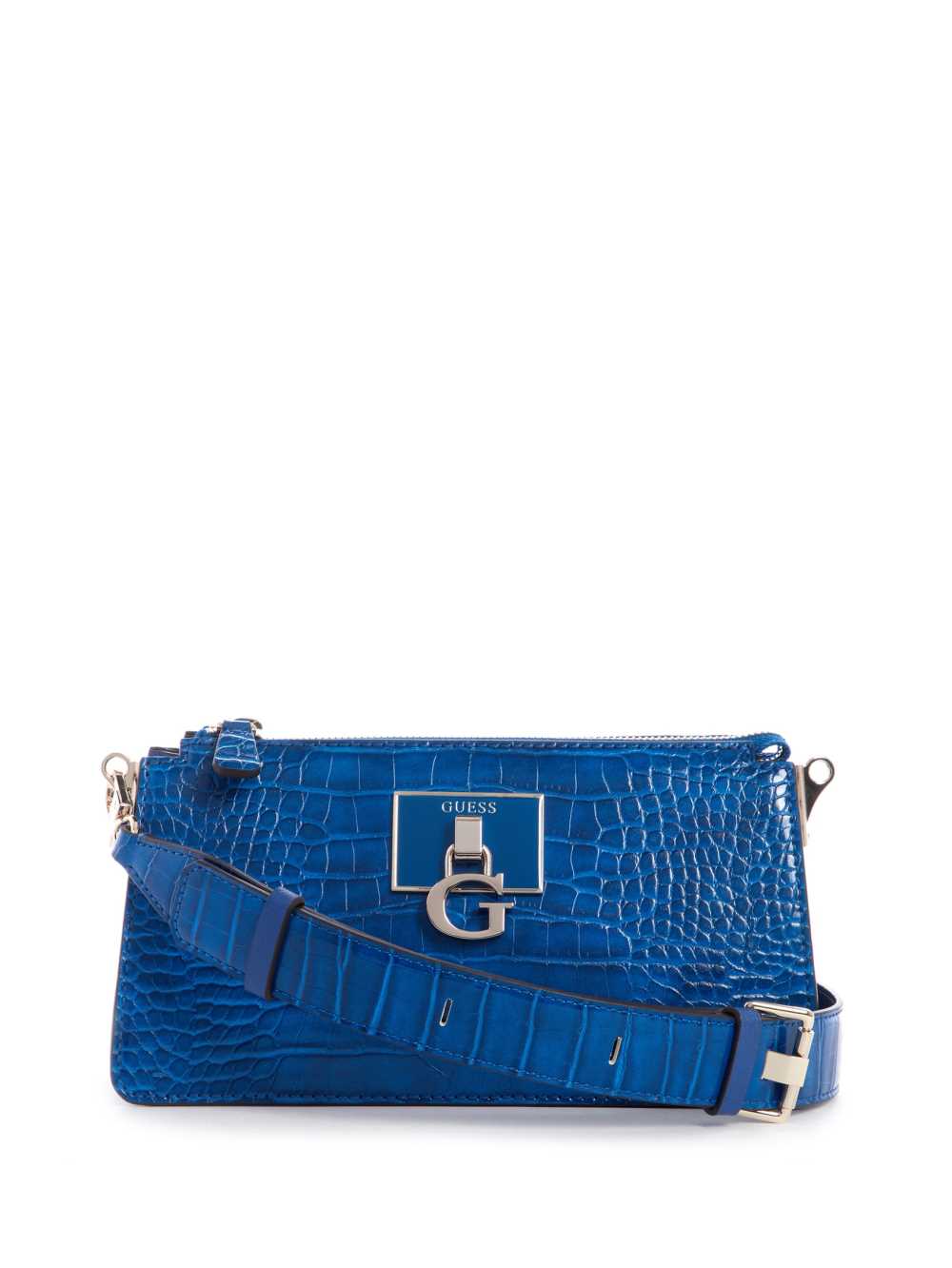 Blue Women\'s Guess Stephi Mini Zip Crossbody Bags Australia Sale | 840YRVNBK