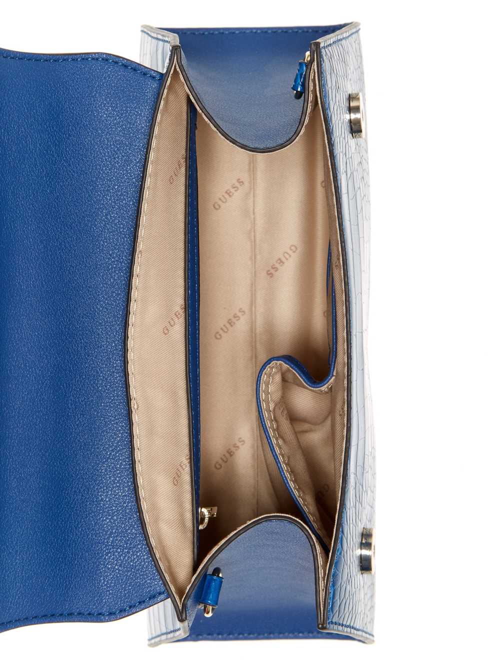 Blue Women's Guess Stephi Top-Handle Flap Crossbody Bags Australia Sale | 745EWUNFB