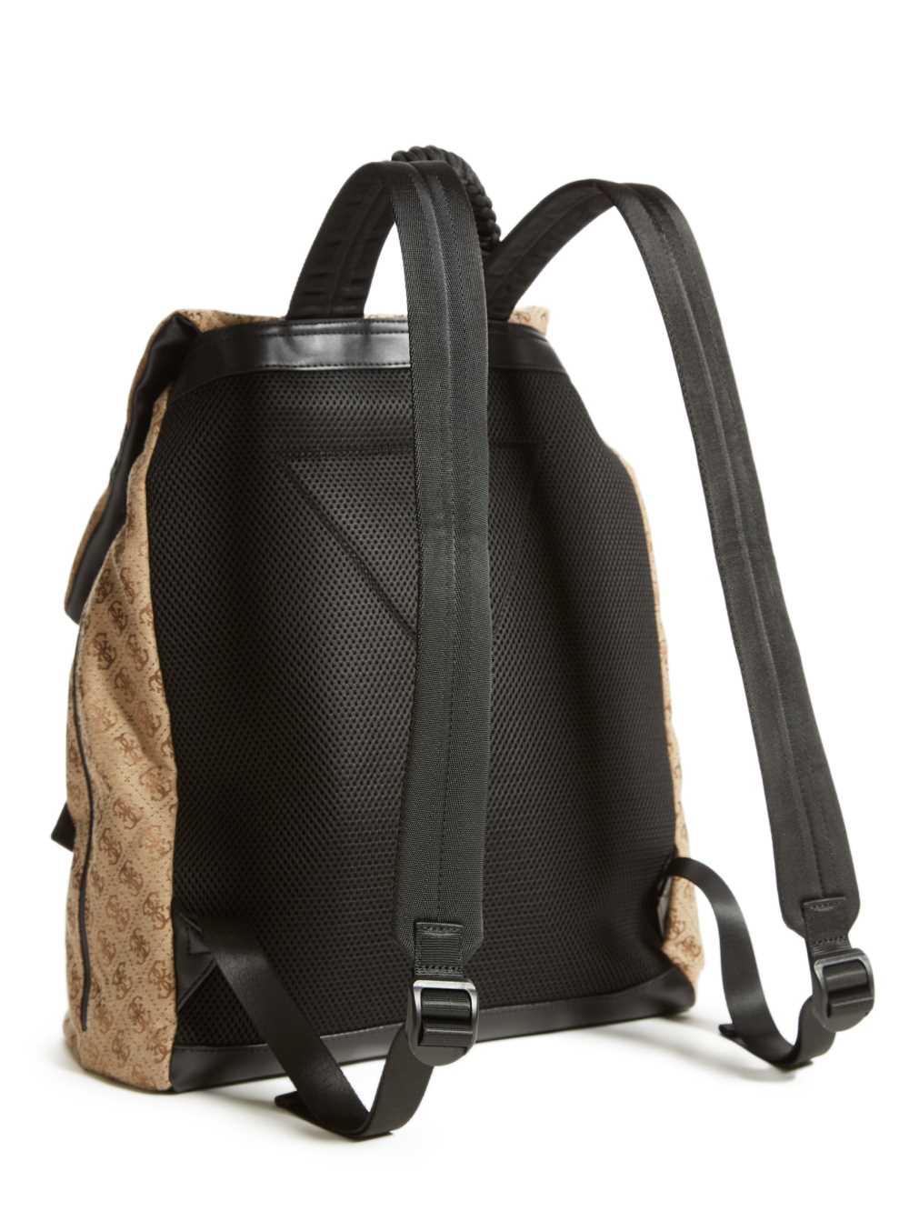 Brown Men's Guess Salameda Flap Backpack Australia Sale | 950IXLYZU