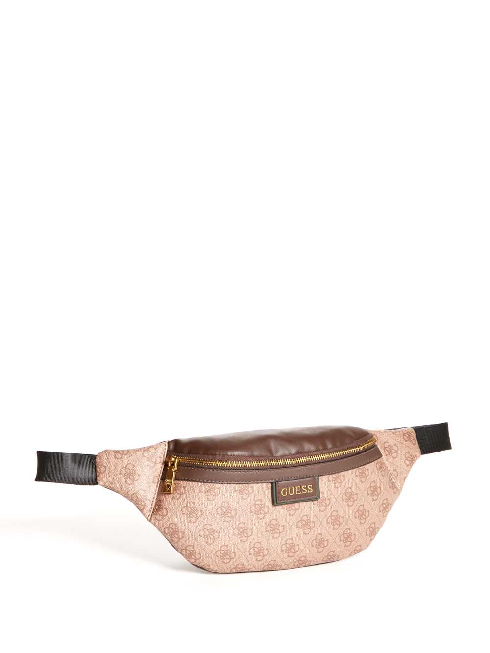 Brown Men's Guess Vezzola Logo Belt Bags Australia Sale | 284MPKOJQ