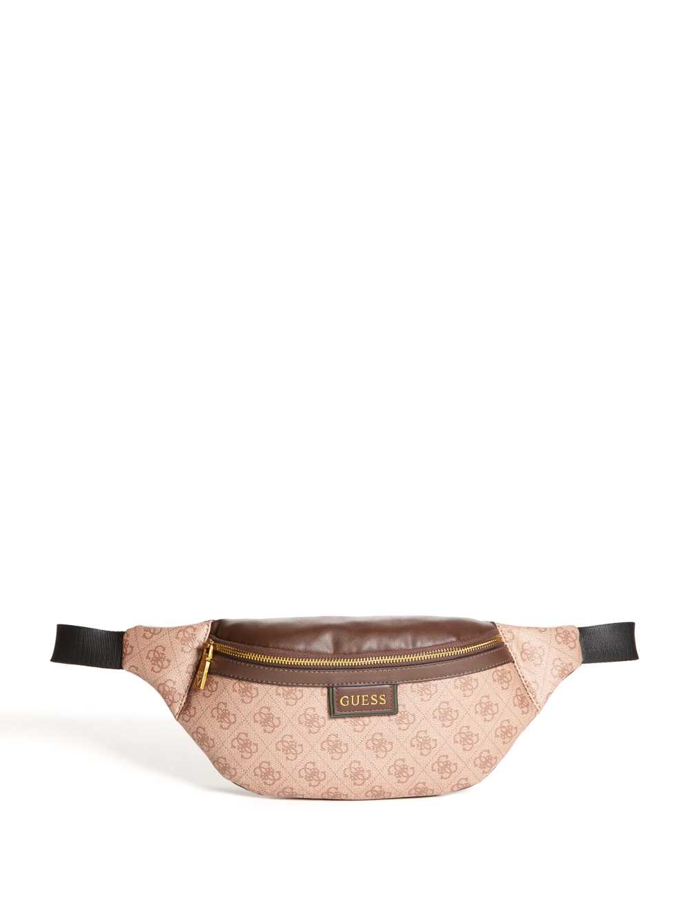 Brown Men\'s Guess Vezzola Logo Belt Bags Australia Sale | 284MPKOJQ