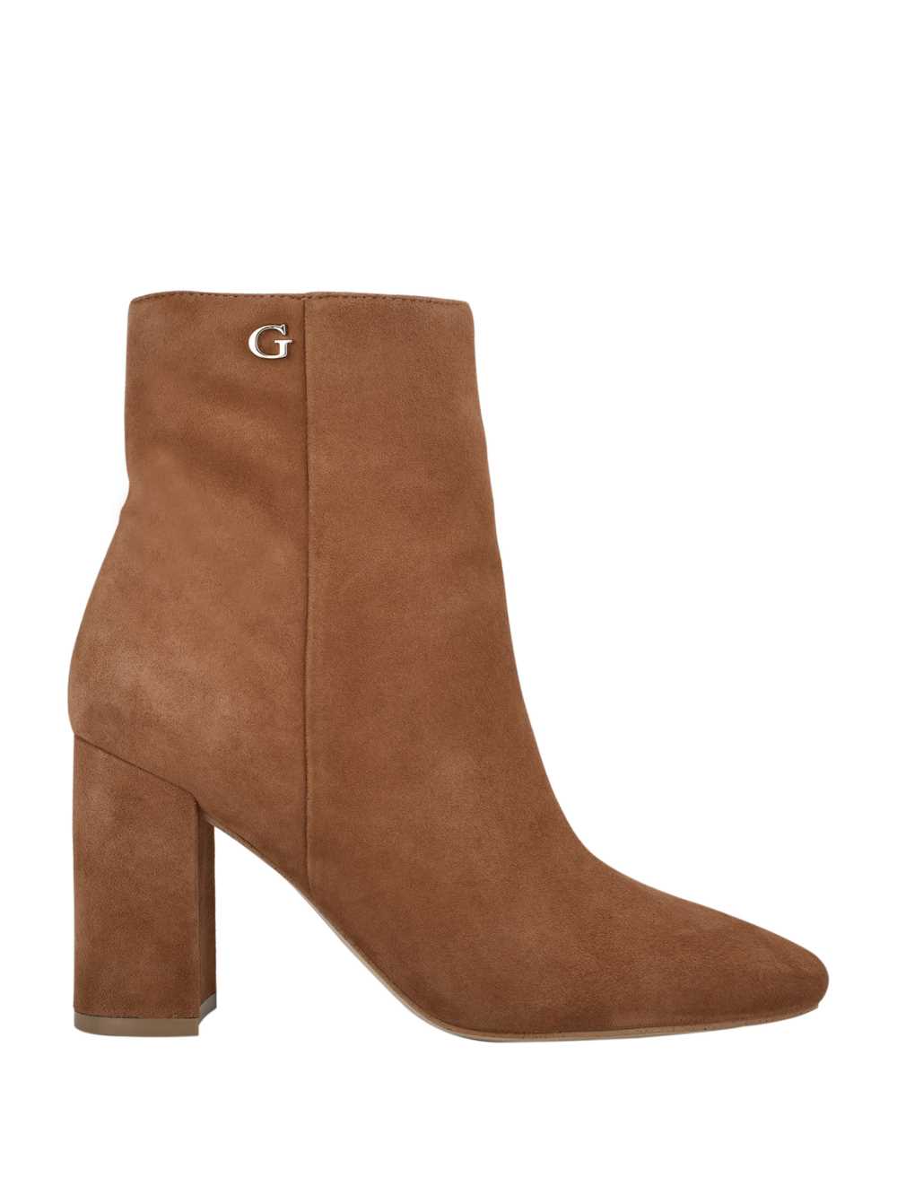 Brown Women's Guess Adelia Faux-Suede Ankle Booties Australia Sale | 190KSDAPR