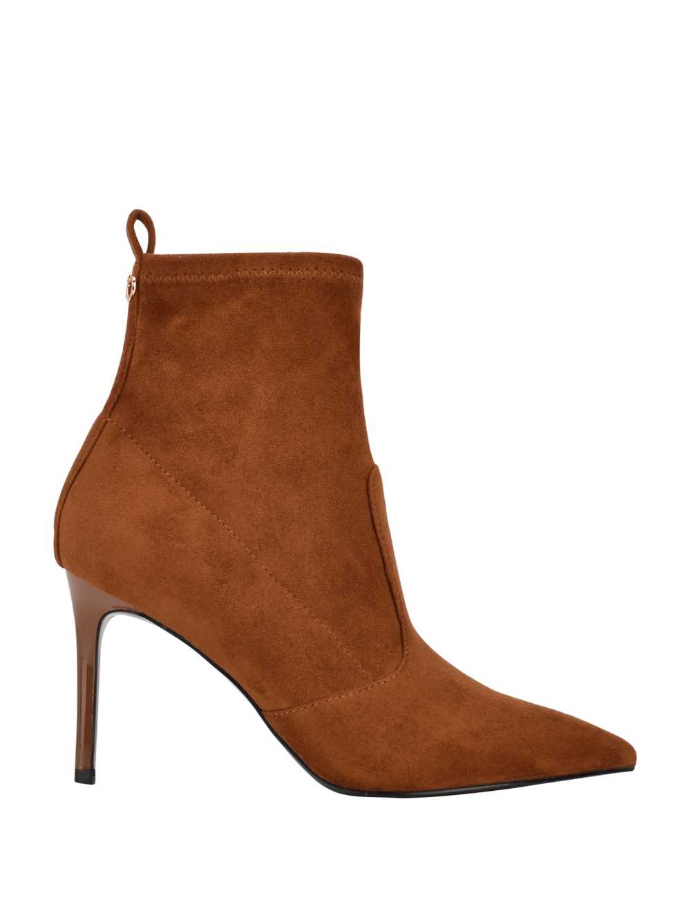 Brown Women's Guess Dafina Faux-Suede Sock Booties Australia Sale | 743VJBMAN