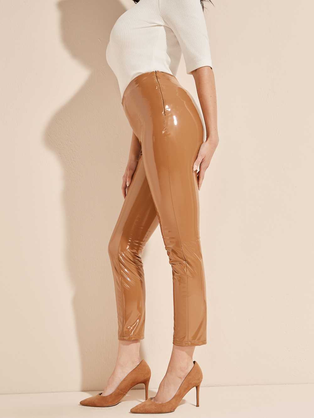 Brown Women's Guess Harlow Pants Australia Sale | 819JHVMNE