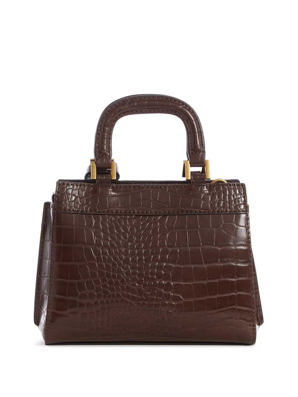 Brown Women's Guess Katey Mini Satchel Bags Australia Sale | 308MXKIQJ