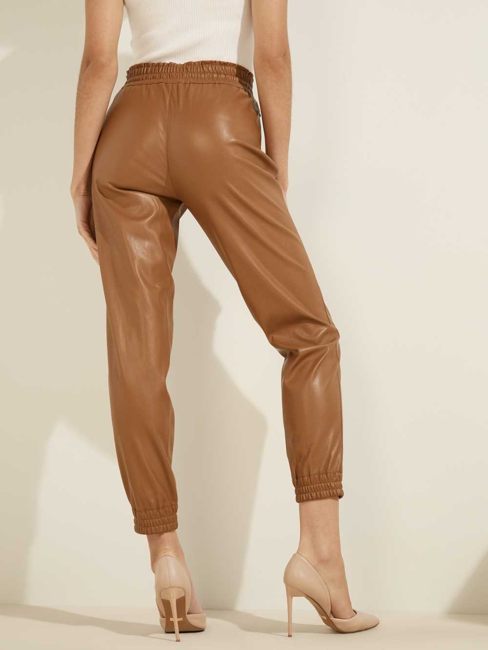 Brown Women's Guess Letizia Joggers Australia Sale | 487SJFOBL