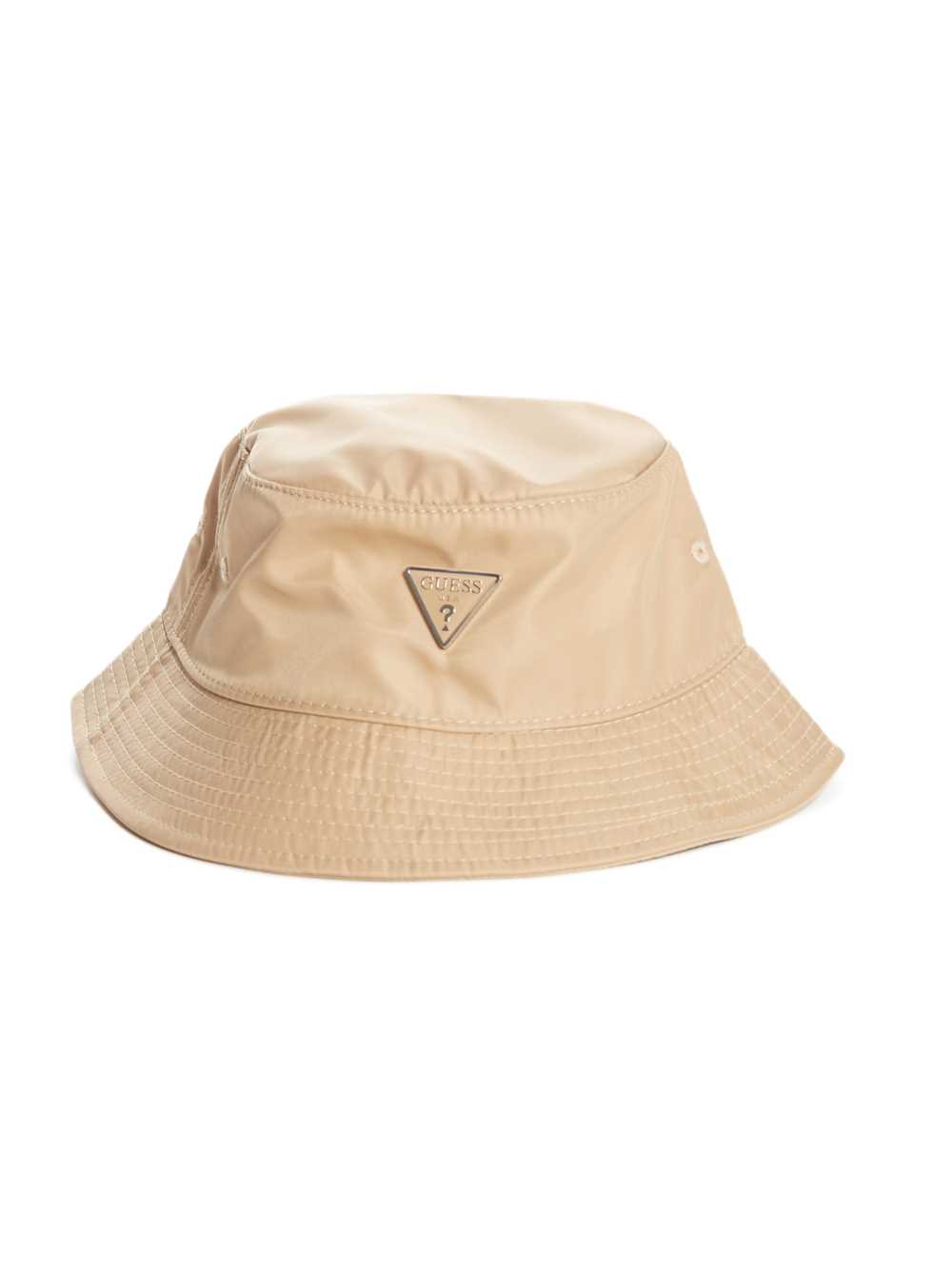 Brown Women\'s Guess Logo Emblem Nylon Bucket Hats Australia Sale | 041PRZGQM