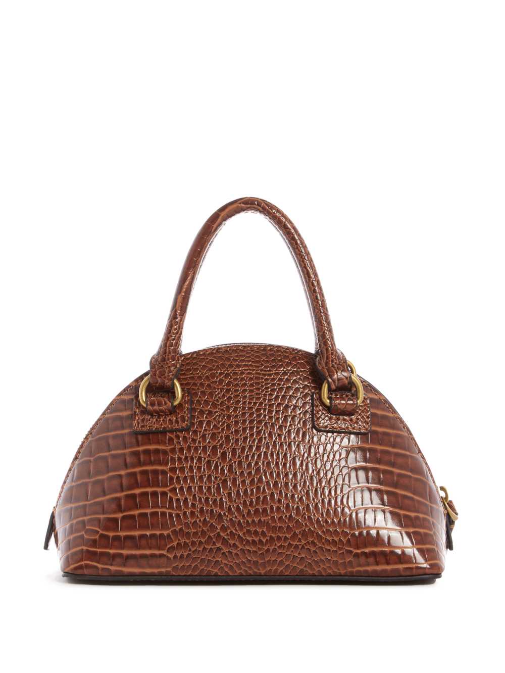 Brown Women's Guess Shilah Small Dome Crossbody Bags Australia Sale | 671GYAPVR