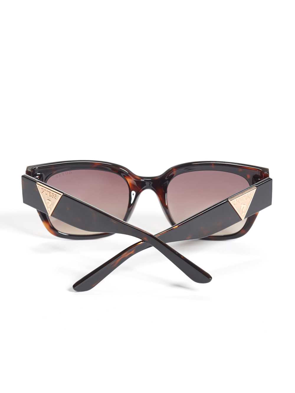 Brown Women's Guess Tortoise Square Sunglasses Australia Sale | 128KWUMOS