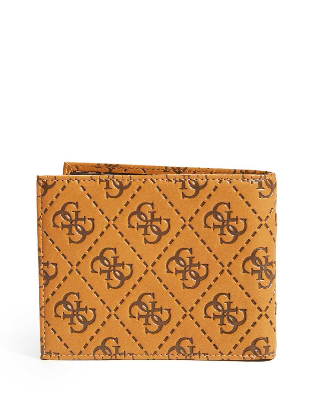 Brown Women's Guess Vezzola Embossed Billfold Wallets Australia Sale | 017JTQPNM