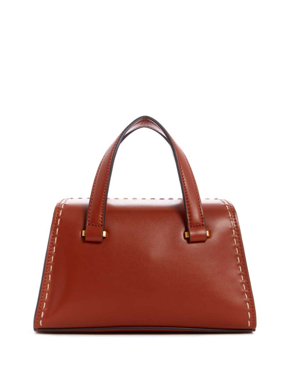 Burgundy Women's Guess Stephi Mini Satchel Bags Australia Sale | 974MPRIQA