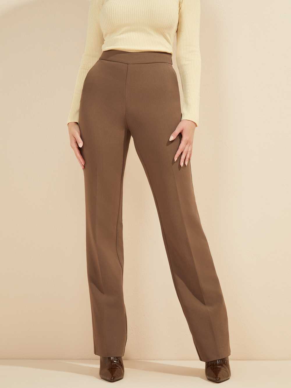 Coffee Women\'s Guess Sally Pants Australia Sale | 847LJQOAX