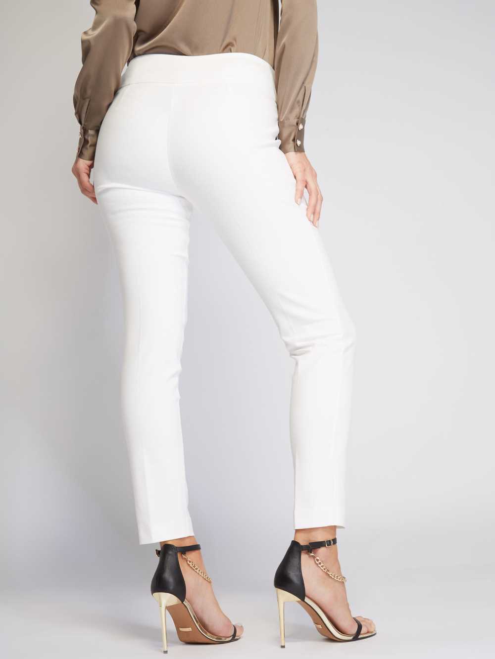 Cream Women's Guess Olivia Skinny Pants Australia Sale | 921WUDBZE