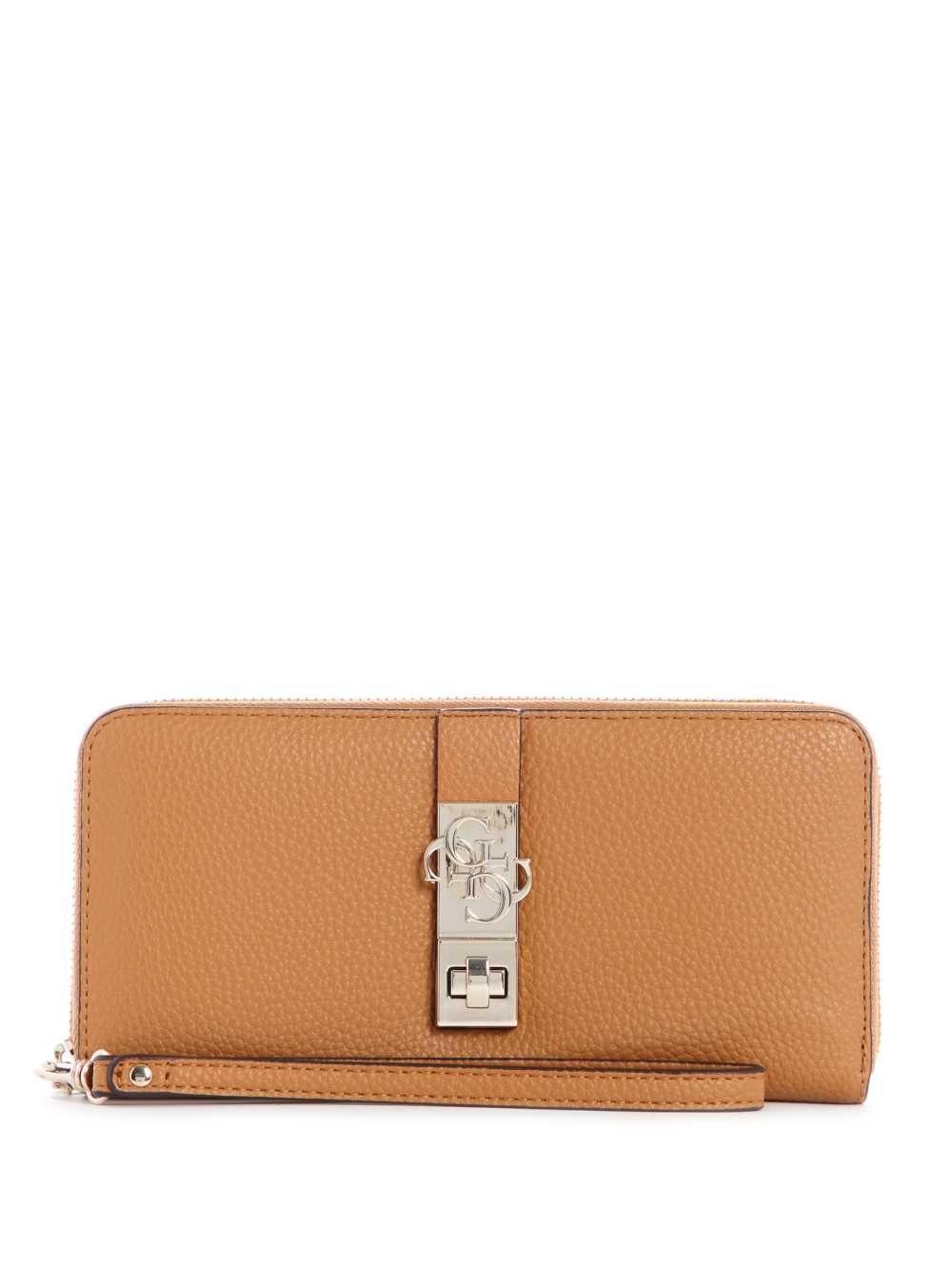 Dark Yellow Women\'s Guess Albury Large Zip-Around Wallets Australia Sale | 350MFUCSK