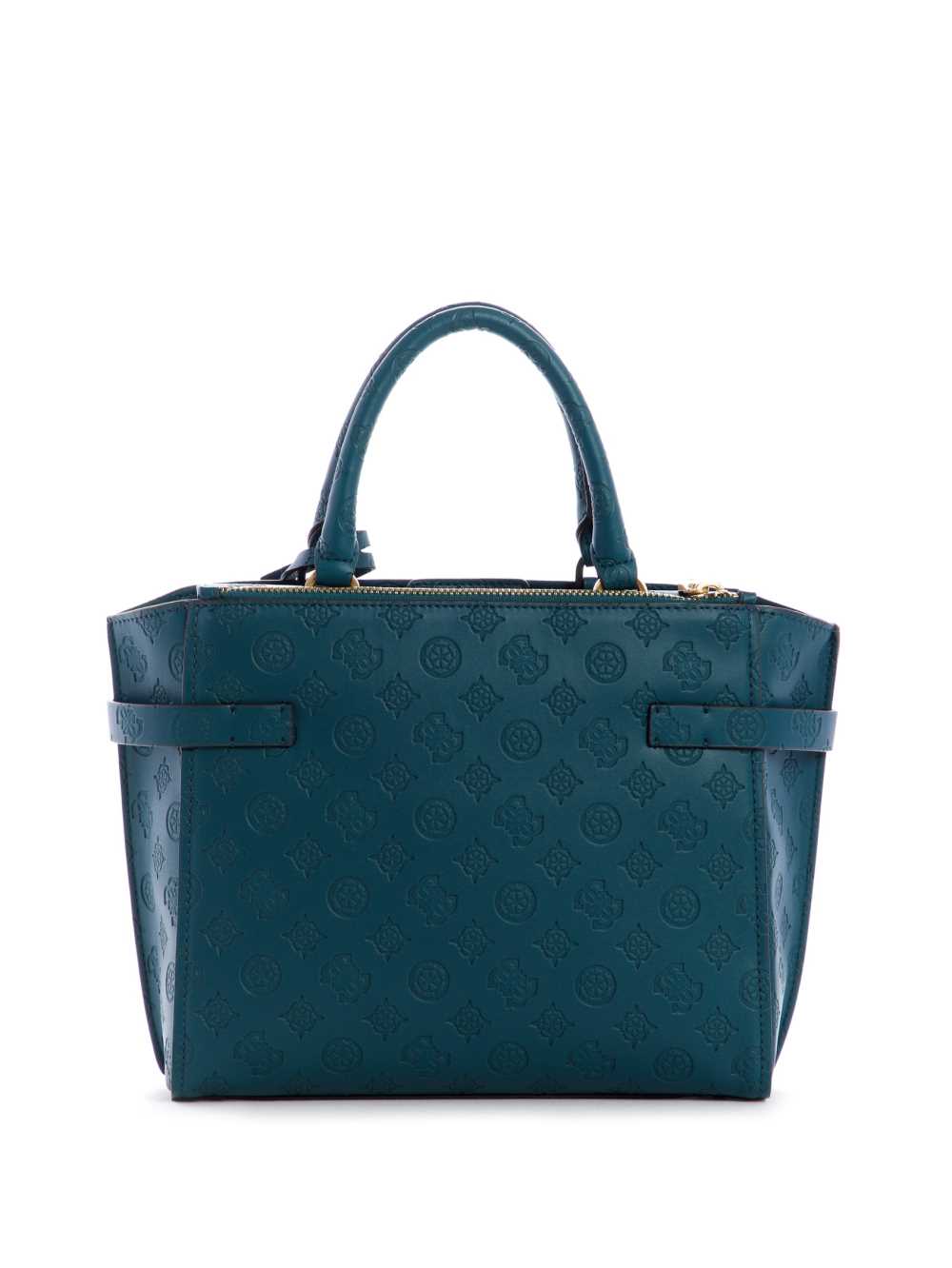 Deep Green Women's Guess Bea Society Satchel Bags Australia Sale | 405IQVJEA