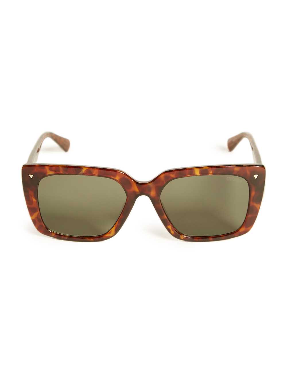 Flower Brown Men's Guess Originals Square Sunglasses Australia Sale | 104VDHWZM