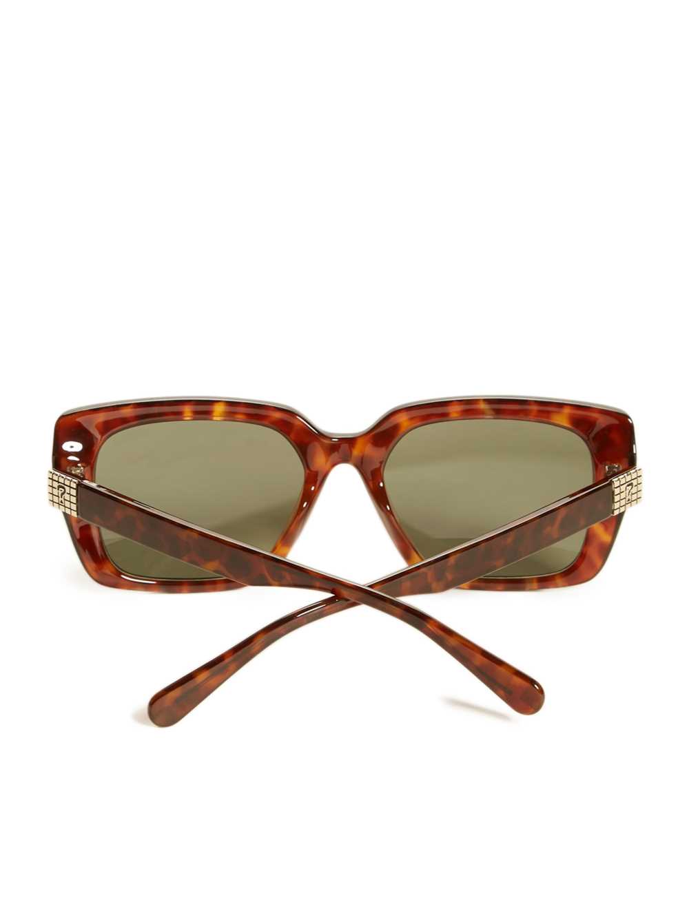 Flower Brown Men's Guess Originals Square Sunglasses Australia Sale | 104VDHWZM