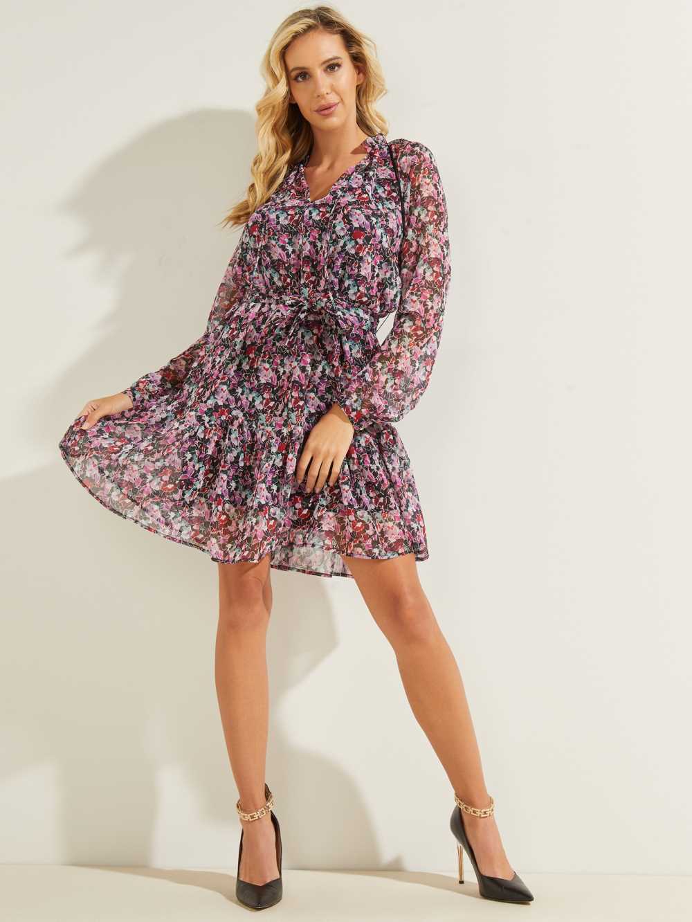 Flower Women's Guess Veronica Dresses Australia Sale | 134INQREP