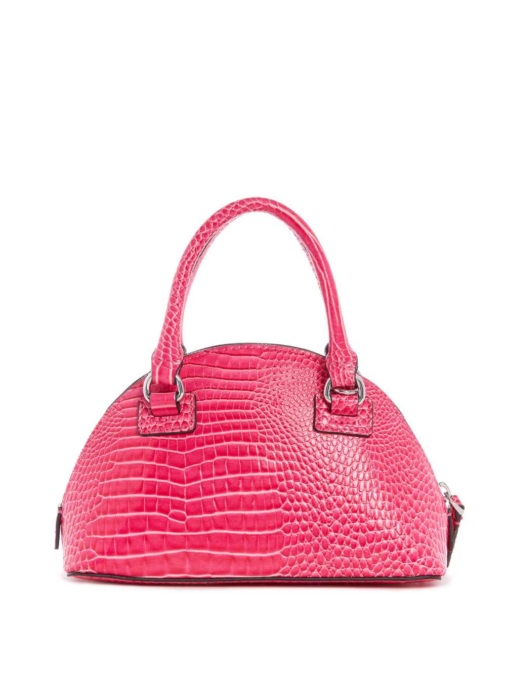 Fuchsia Women's Guess Shilah Small Dome Crossbody Bags Australia Sale | 073UTXQPM