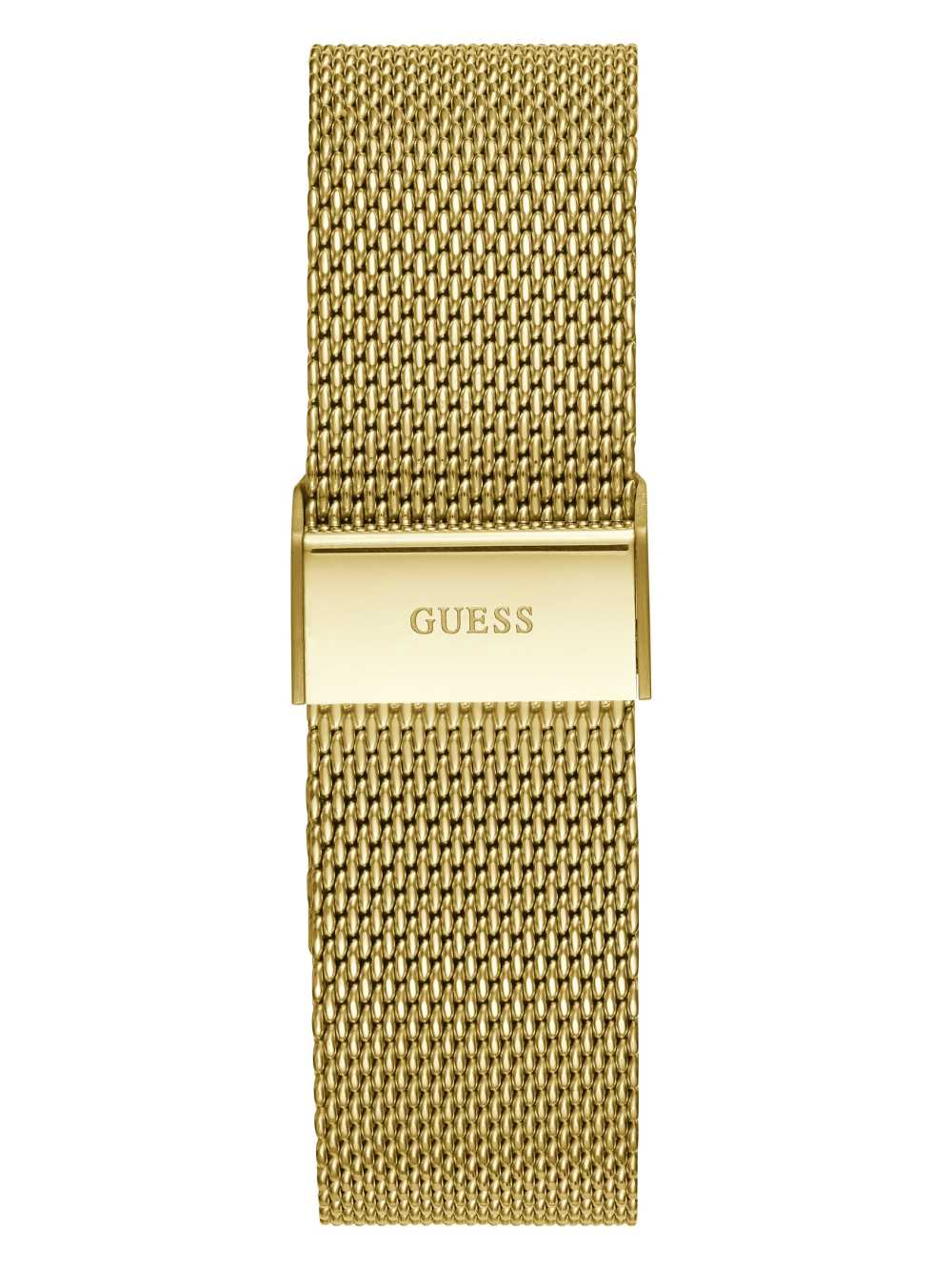 Gold Men's Guess Gold-Tone Mesh Multifunctional Watches Australia Sale | 518MWVRHK