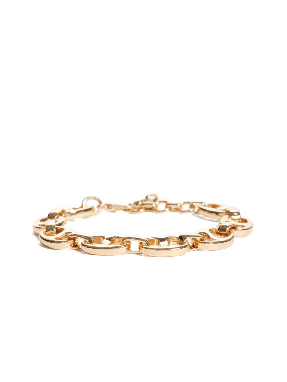 Gold Women's Guess 14KT Mariner Chain Bracelet Australia Sale | 368FSWXTM