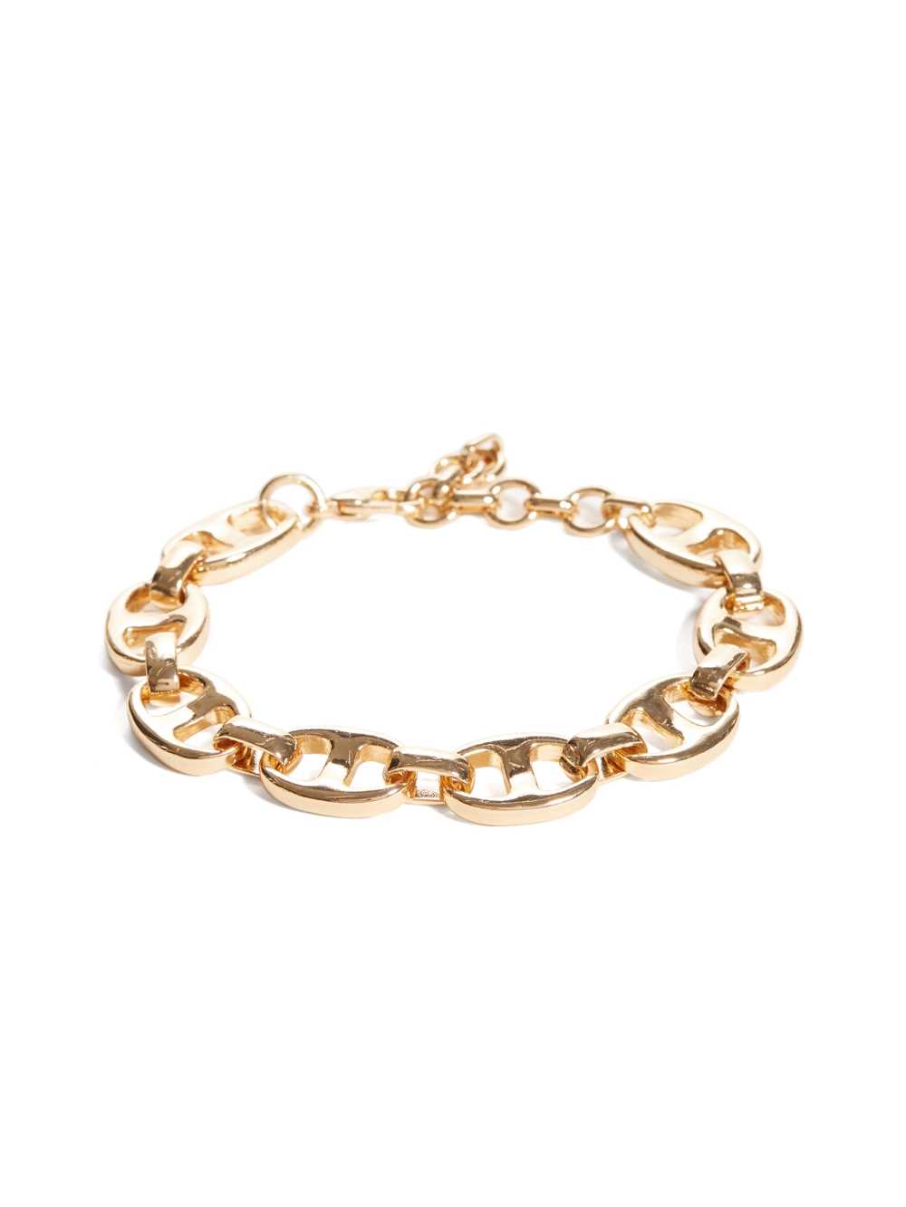 Gold Women\'s Guess 14KT Mariner Chain Bracelet Australia Sale | 368FSWXTM