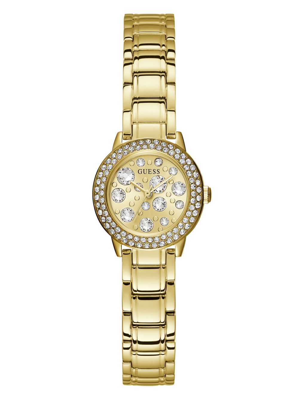 Gold Women\'s Guess Gold-Tone Analog Watches Australia Sale | 796PCJFEQ