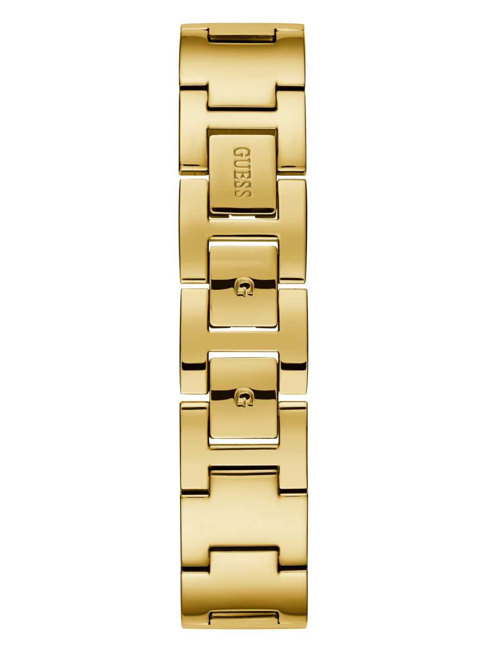 Gold Women's Guess Gold-Tone Logo Analog Watches Australia Sale | 156YNRPZC