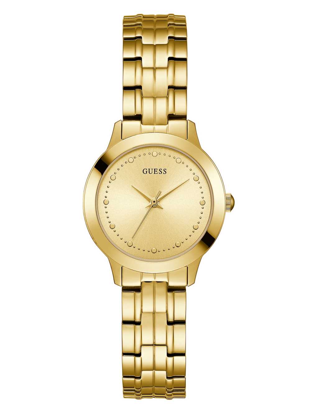 Gold Women\'s Guess Gold-Tone Slim Classic Watches Australia Sale | 692KBGTSI