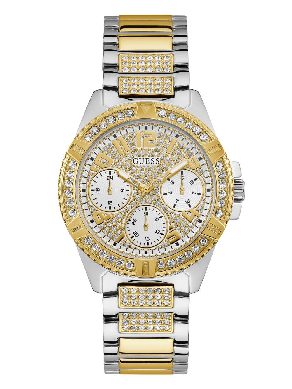 Gold Women\'s Guess Sport Two-Tone Watches Australia Sale | 631WKRXFU