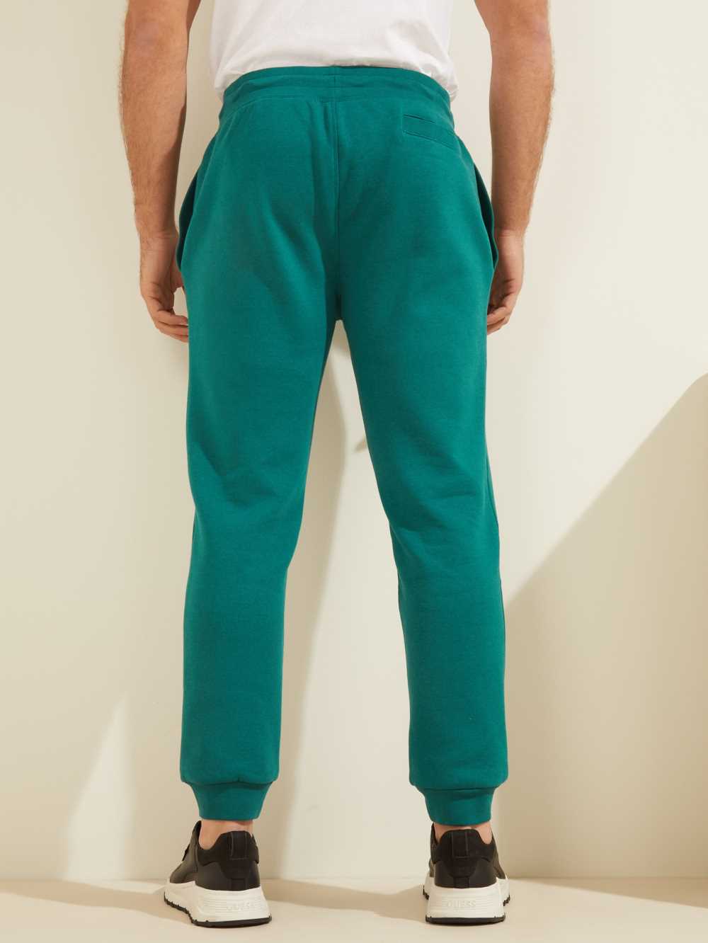 Green Men's Guess Eco Aldwin Sweatpants Australia Sale | 825INLAXG