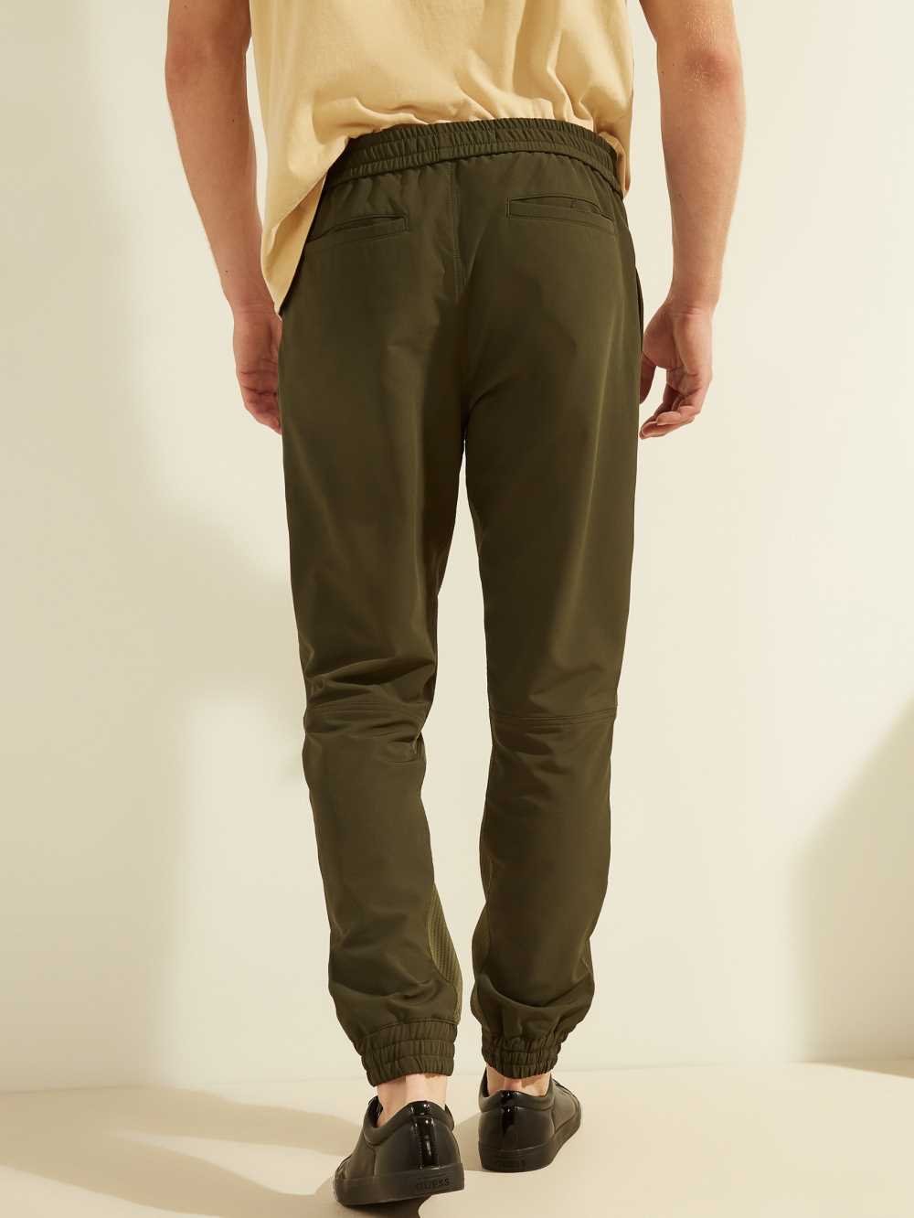 Green Men's Guess Explorer Stretch Joggers Australia Sale | 283EPVWCR