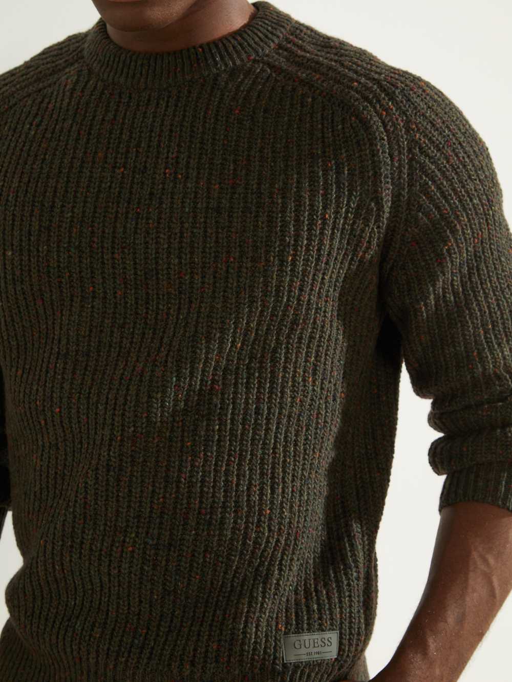 Green Men's Guess Lester Hunter Jumper Sweaters Australia Sale | 620GBKITC