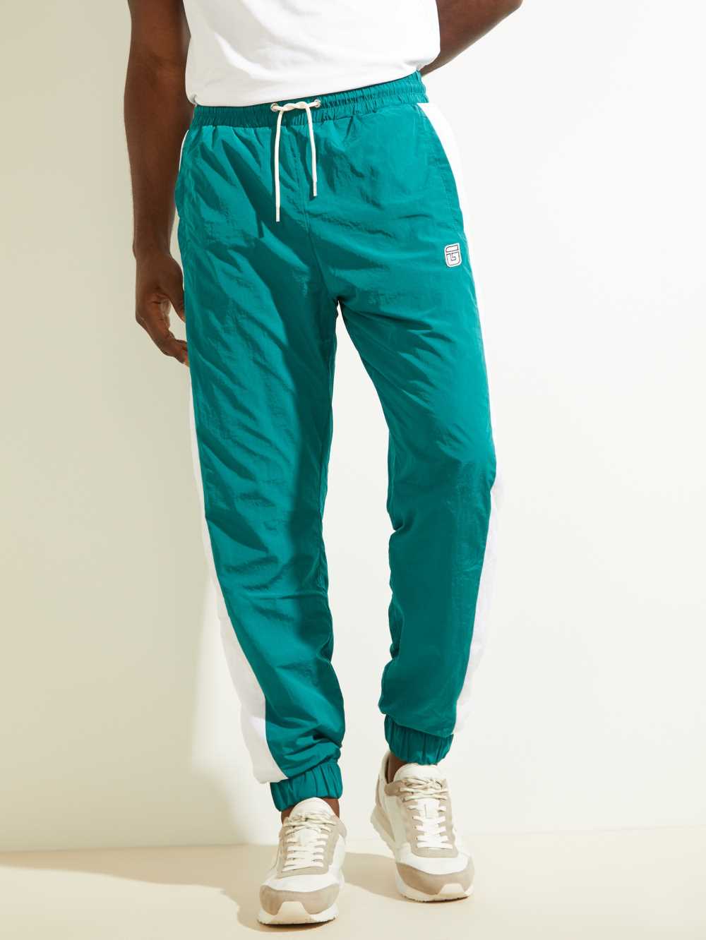 Green Men's Guess Nowell Joggers Australia Sale | 857XCSTFN