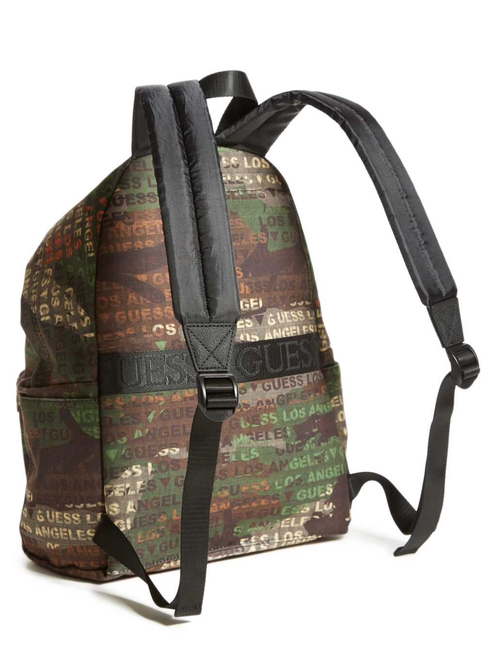 Green Men's Guess Vice Round Backpack Australia Sale | 023ZLNURJ