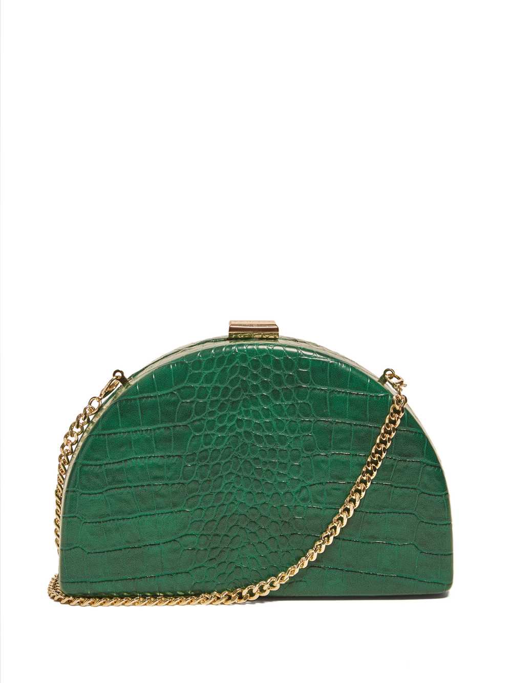 Green Women's Guess Croc Clutch Crossbody Bags Australia Sale | 495EKRTCL