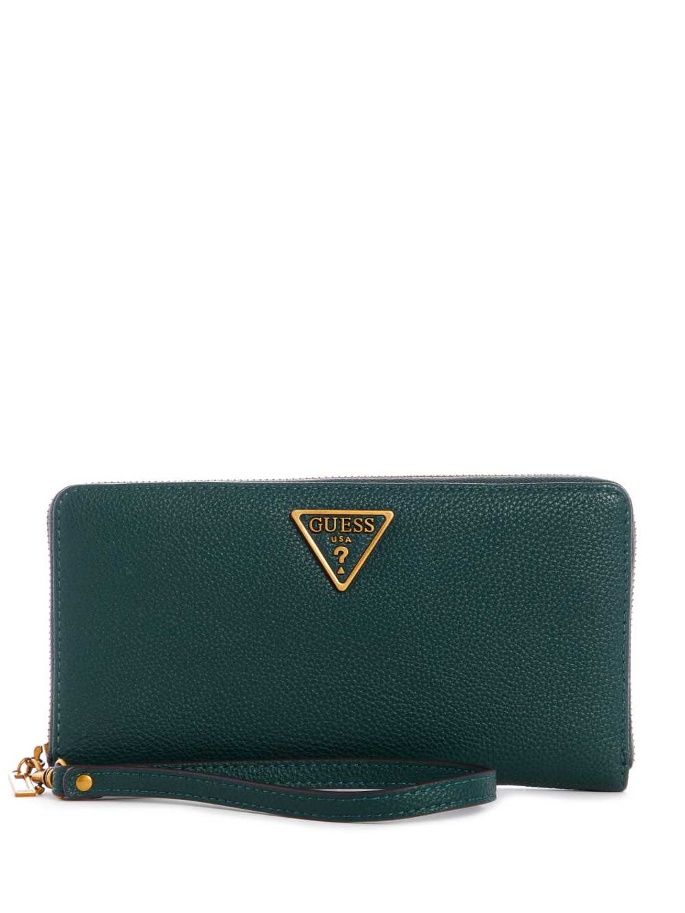 Green Women\'s Guess Destiny Check Organizer Wallets Australia Sale | 693IUEVKY