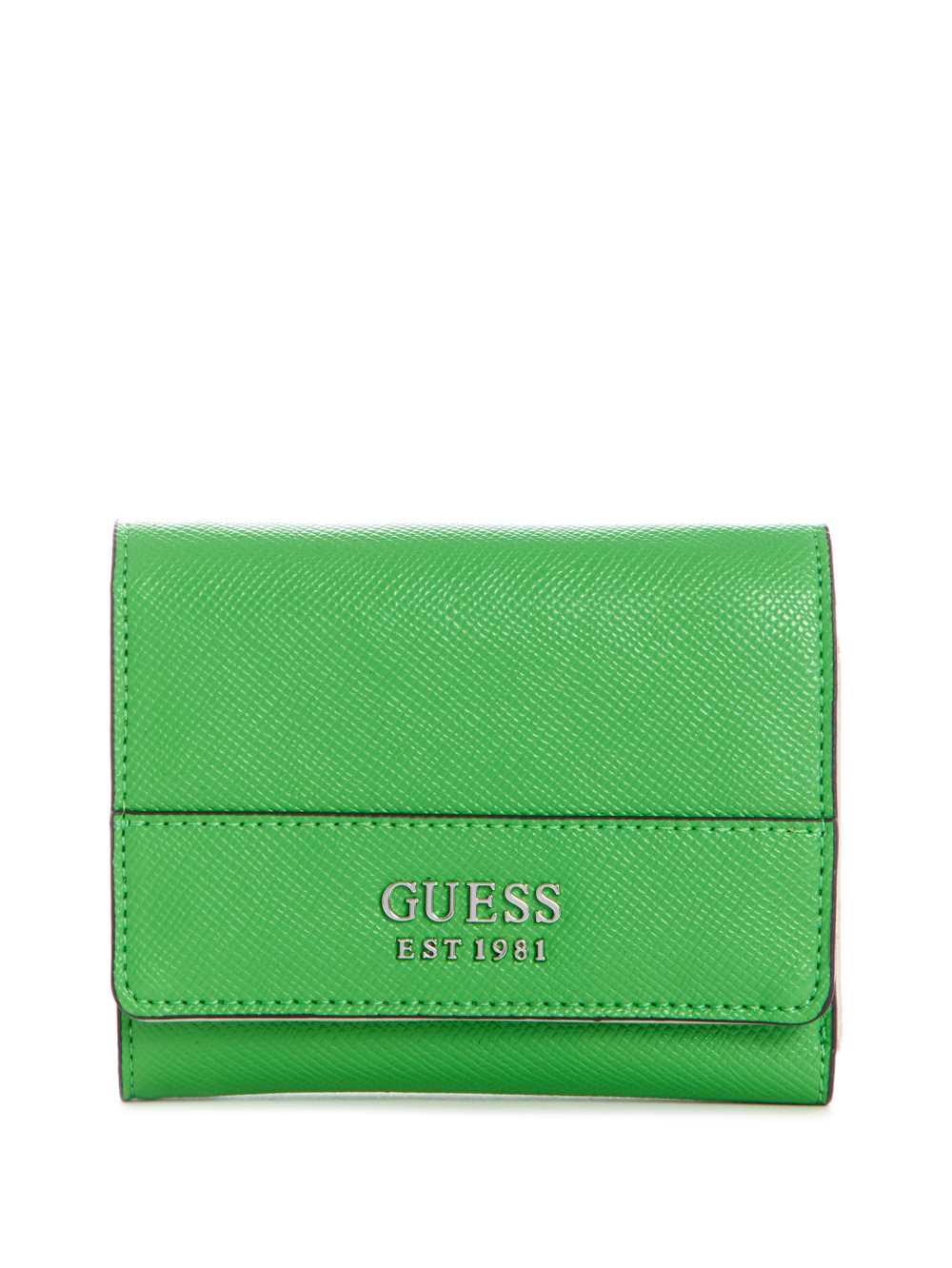 Green Women\'s Guess Katey Trifold Wallets Australia Sale | 978RIAYTL