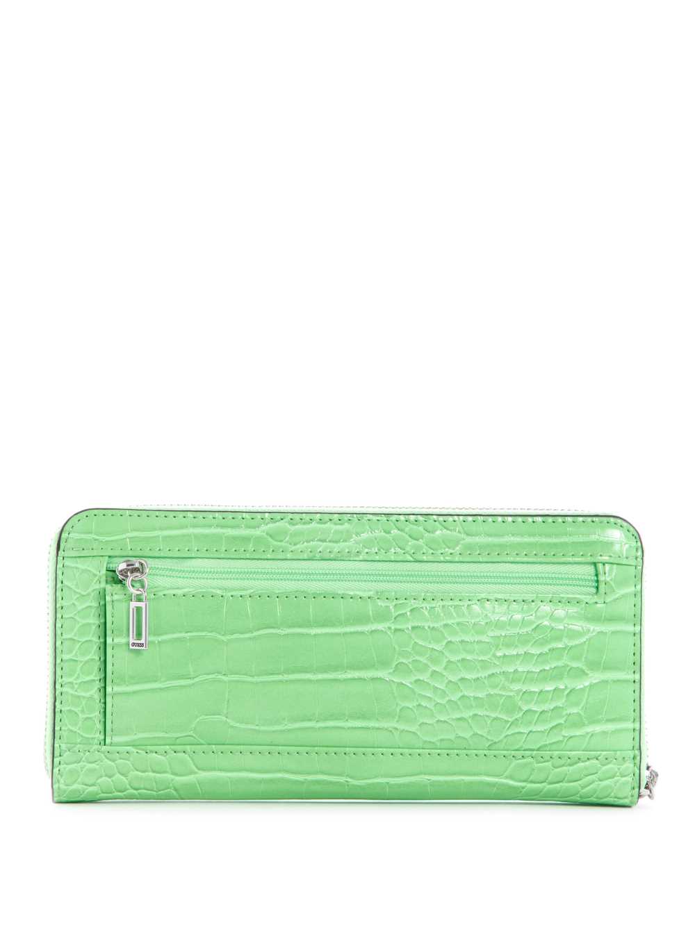 Green Women's Guess Katey Zip-Around Crossbody Bags Australia Sale | 428TDFZHO