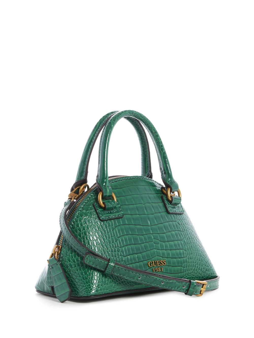 Green Women's Guess Shilah Small Dome Crossbody Bags Australia Sale | 417RHPULG