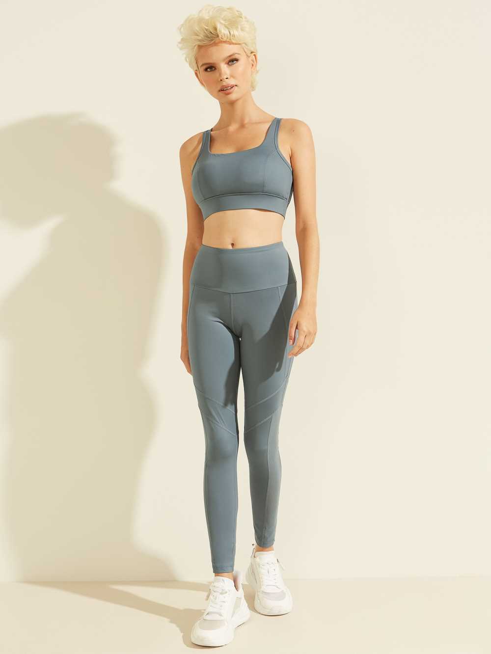 Grey Blue Women's Guess Alexa Active Leggings Australia Sale | 352IZWVDN