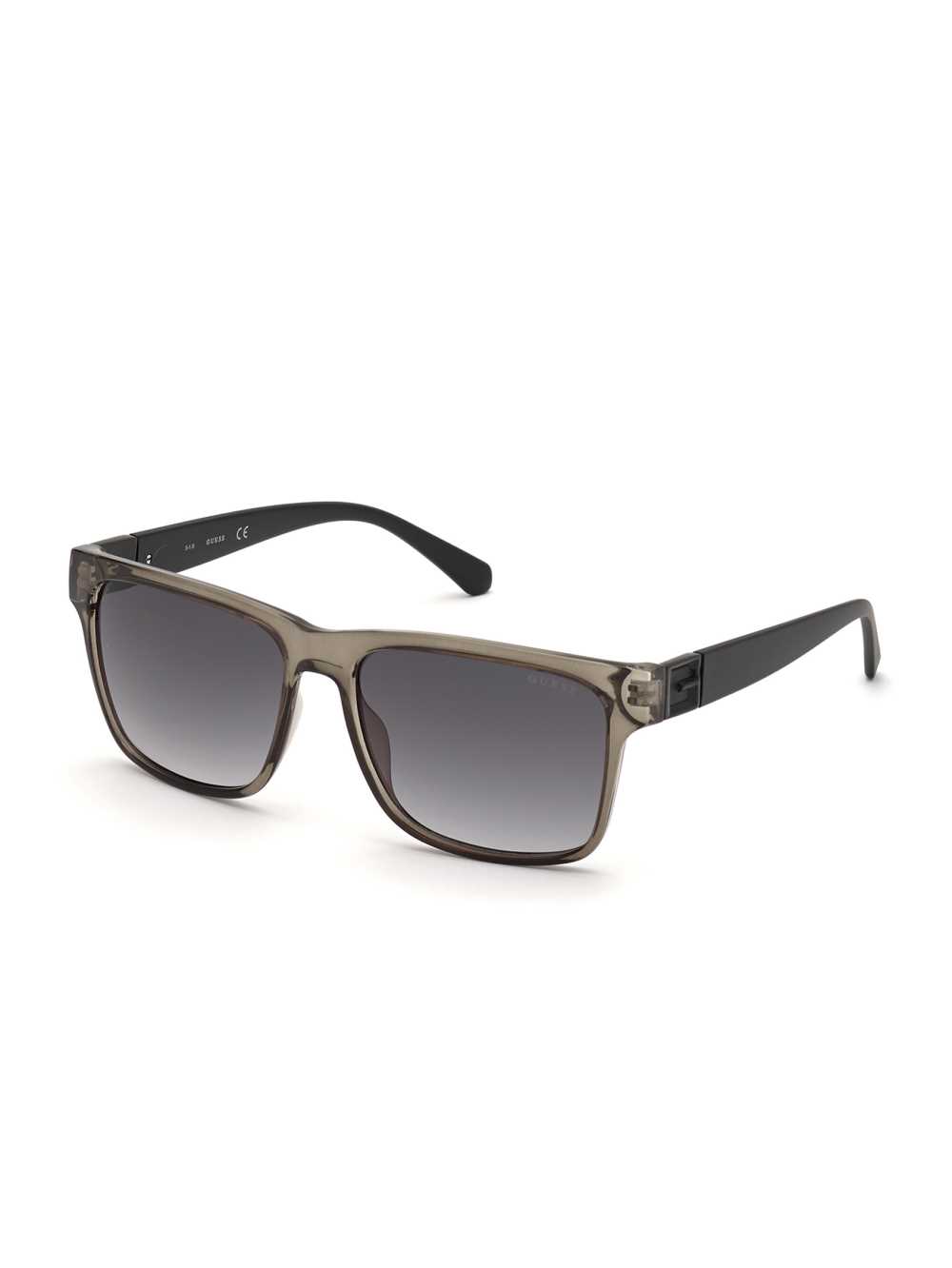 Grey Men's Guess Jake Square Sunglasses Australia Sale | 230PSKHNU