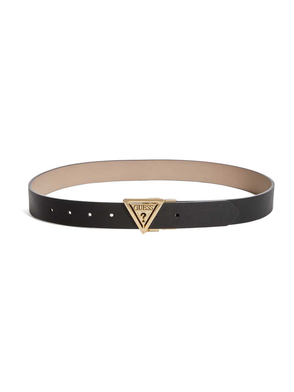 Grey White Women's Guess 32MM REVERISBLE TRIANGLE Belts Australia Sale | 386DYGBEU