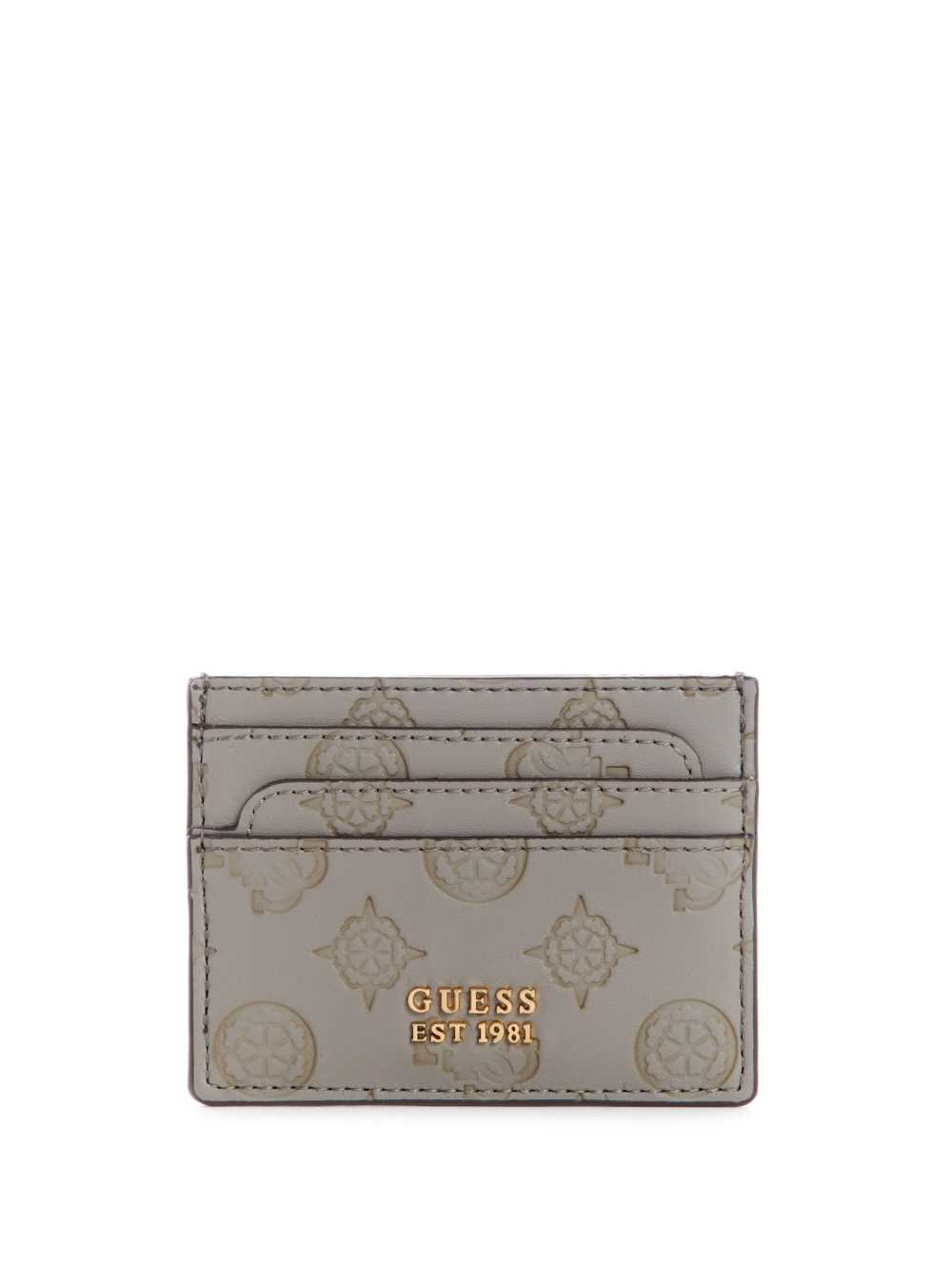 Grey White Women\'s Guess Bea Card Holder Wallets Australia Sale | 850IBCURS