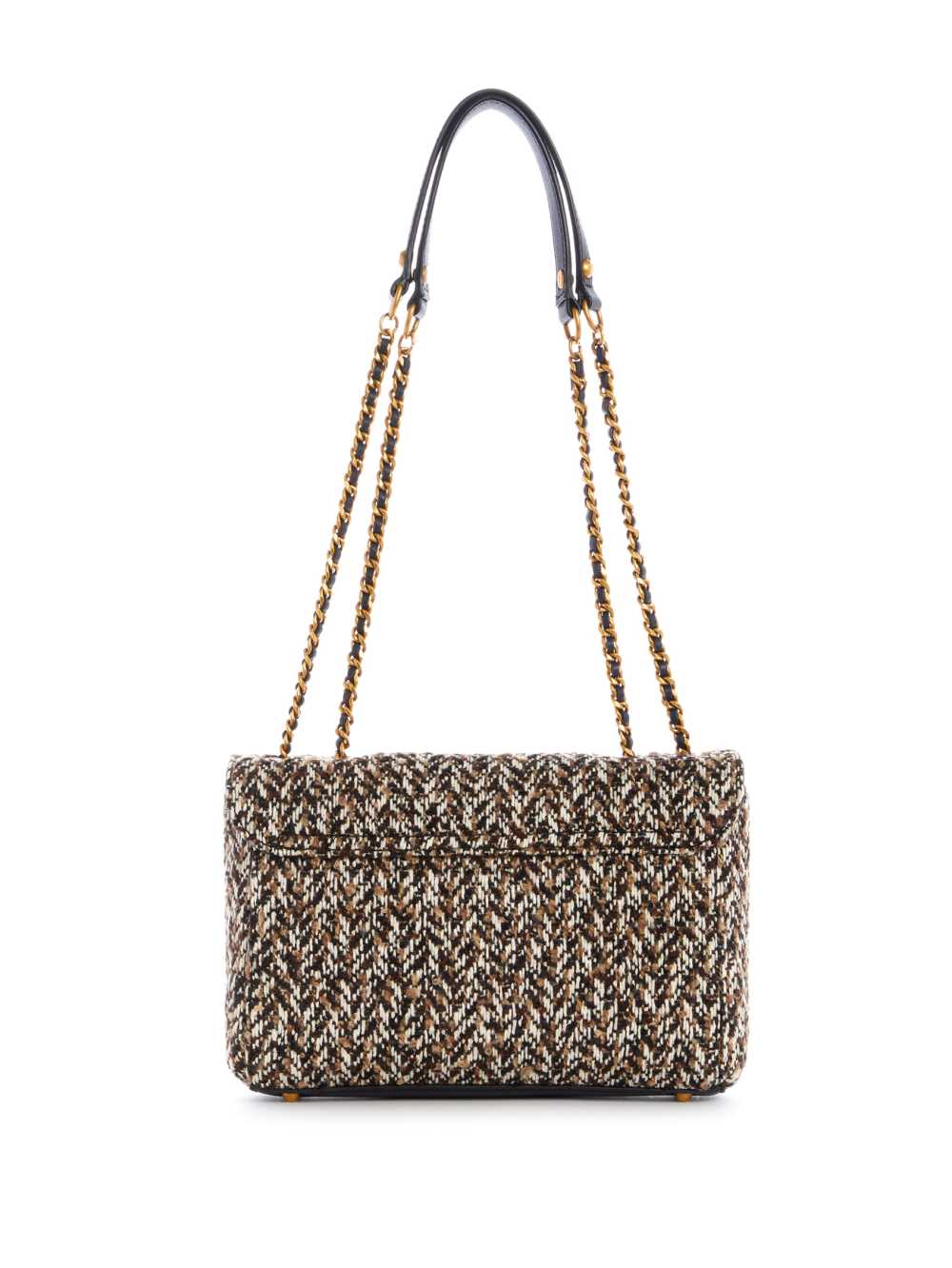 Grey White Women's Guess Cessily Tweed Convertible Crossbody Bags Australia Sale | 739YGVDUH