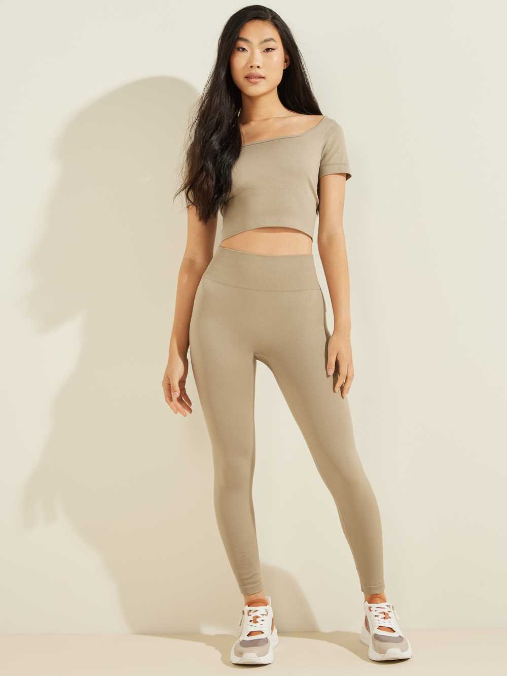 Grey Women's Guess Alma Seamless Leggings Australia Sale | 134RYGZSC